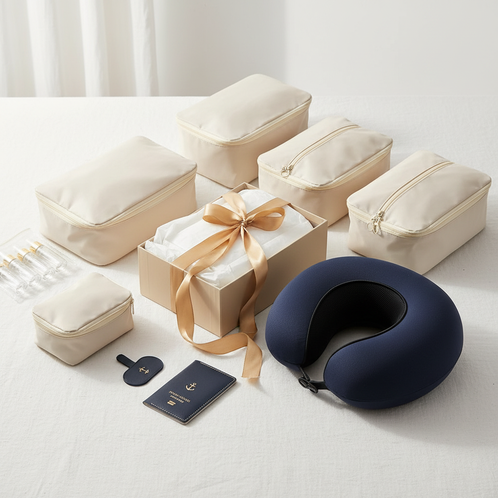 Coffret La Malle d'Or — L'Essentiel du Voyageur Élégant
